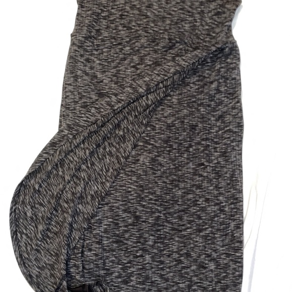 Tank top maxi dress with tulip skirt gray / black / white pattern Torrid size 1X - Picture 8 of 8